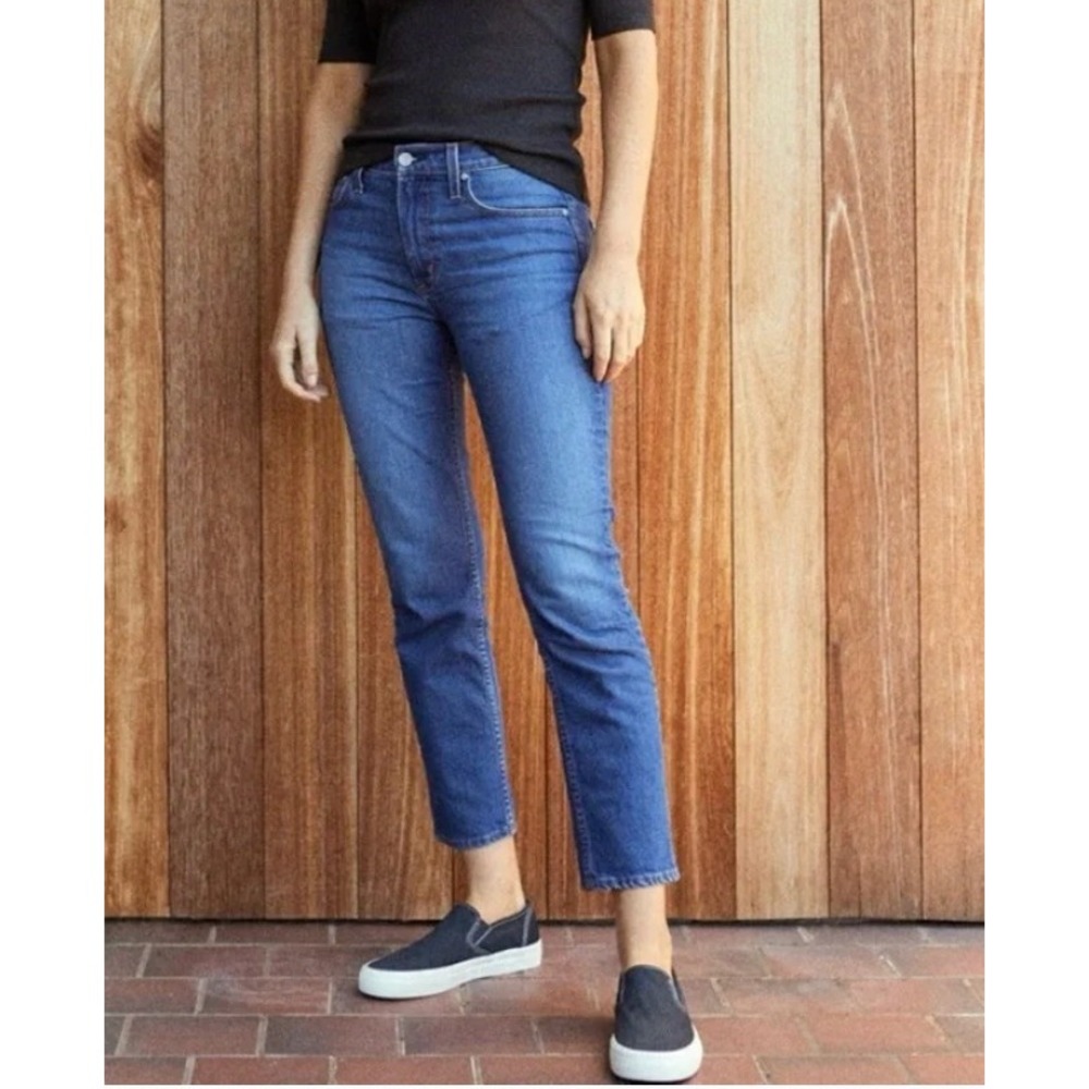 Outerknown Liberty Straight Jeans Medium Wash Organic Cotton NWT 26 Sustainable